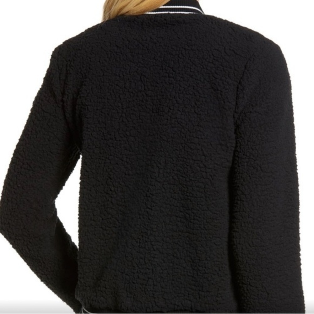 Lucky Brand Varsity Fleece Bomber Jacket 3X NWT - Picture 2 of 6
